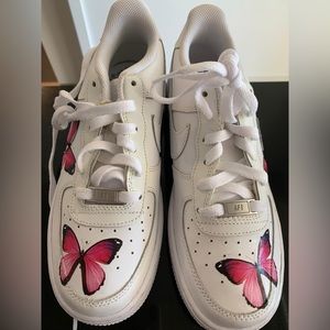 Custom butterfly nikes